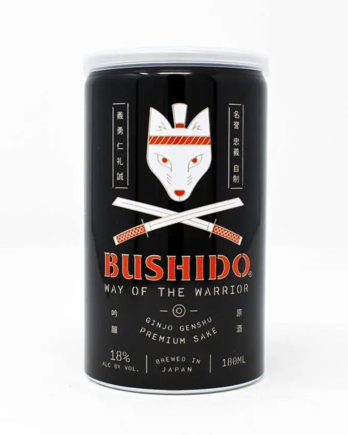 Bushido, Ginsho Genshu, Premium Sake, 180ml Can