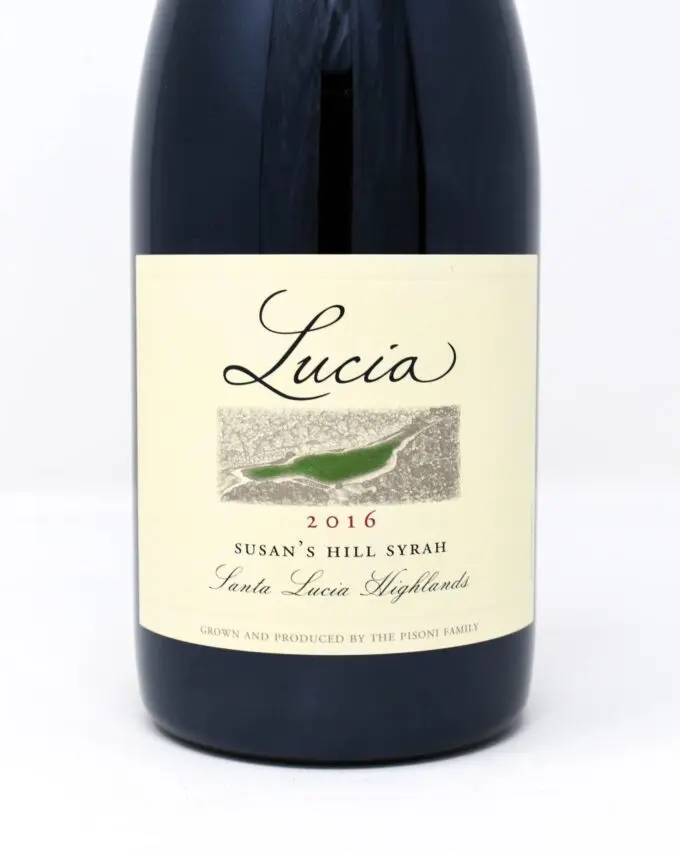 Lucia Vineyards, Susan’s Hill, Syrah, Santa Lucia Highlands 2016