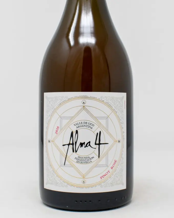Alma 4, Sparkling Rose of Pinot Noir, Mendoza, Argentina 2020