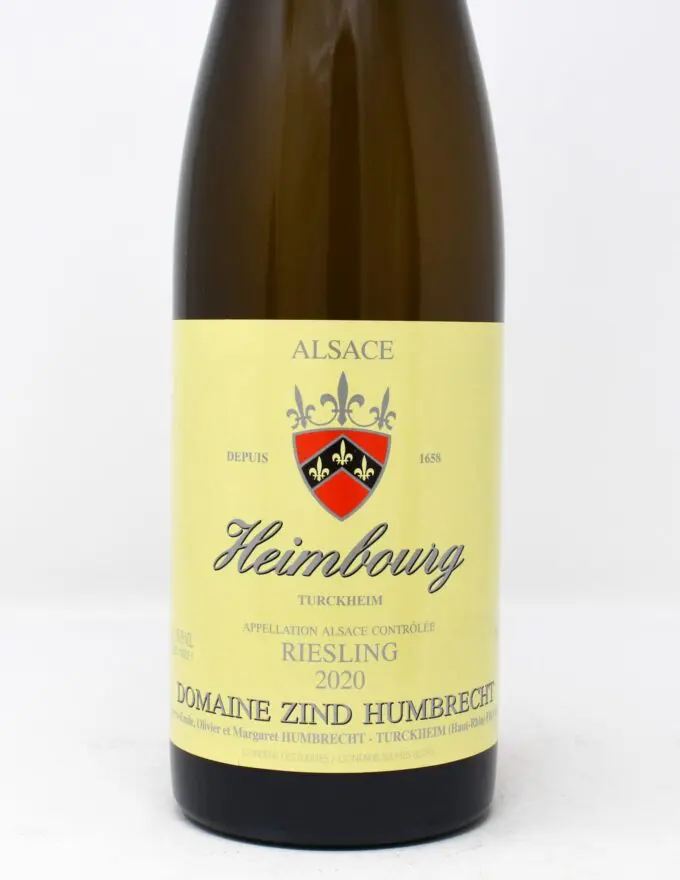 Zind-Humbrecht, Riesling, Heimbourg, Alsace, France 2020
