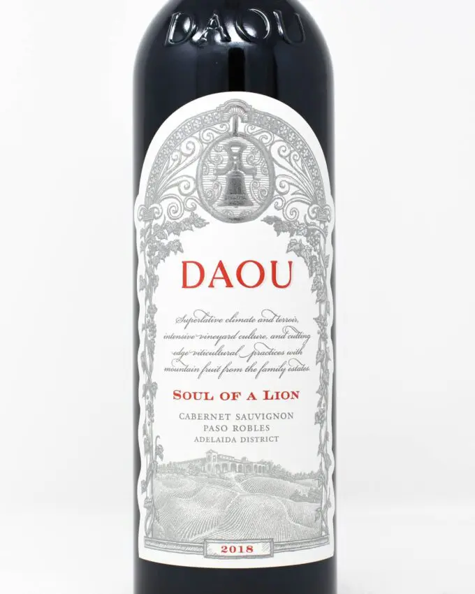 Daou Vineyards, Soul of a Lion, Cabernet Sauvignon, Paso Robles 2019