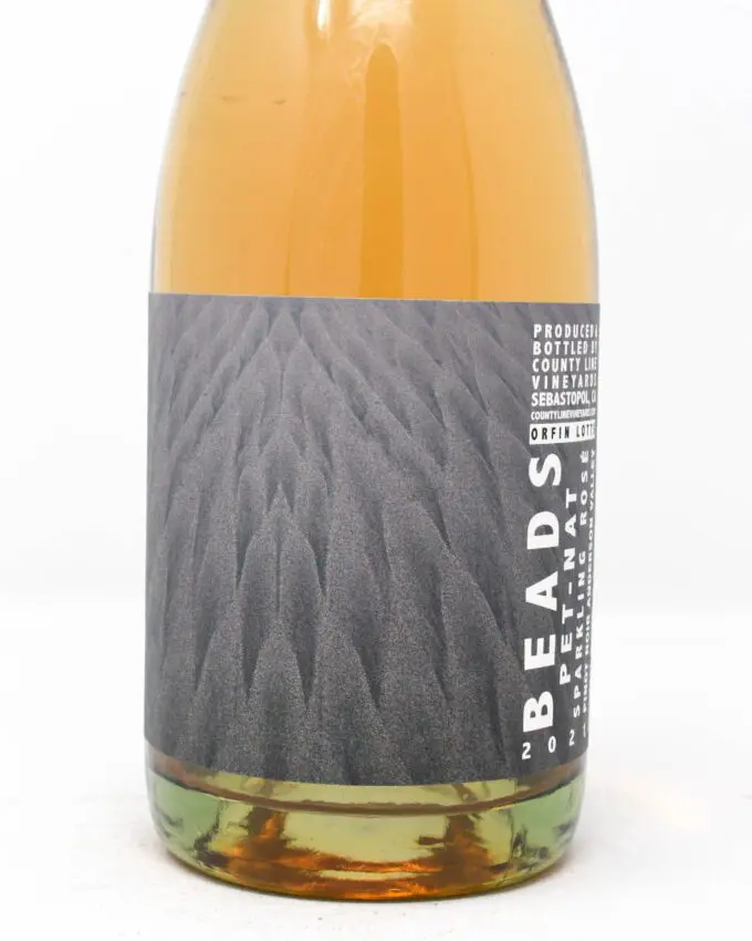 County Line Vineyards, Beads, Rose of Pinot Noir, Pet Nat, Anderson Valley, California 2021