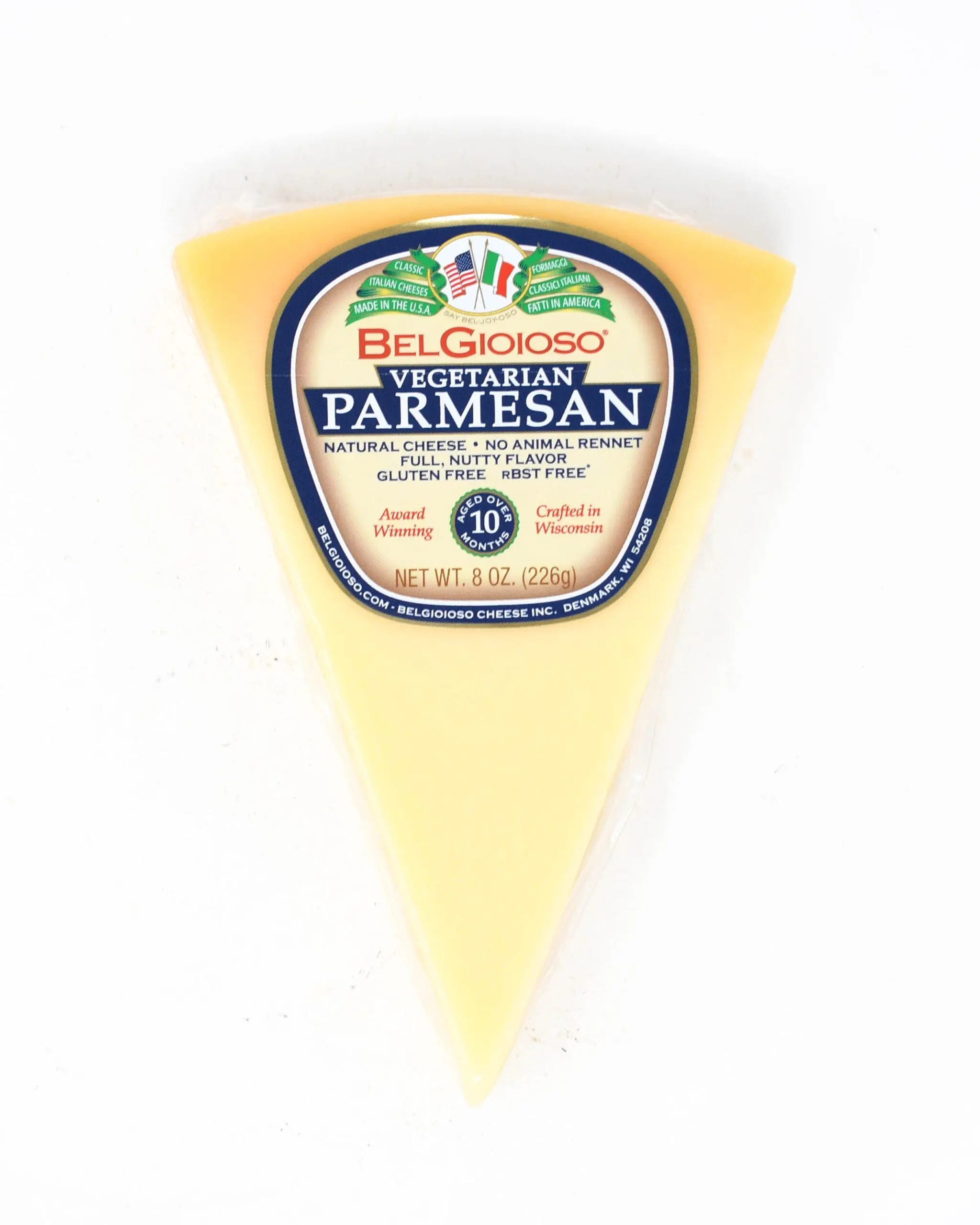 BelGioioso, Vegetarian Parmesan, 8oz Wedge