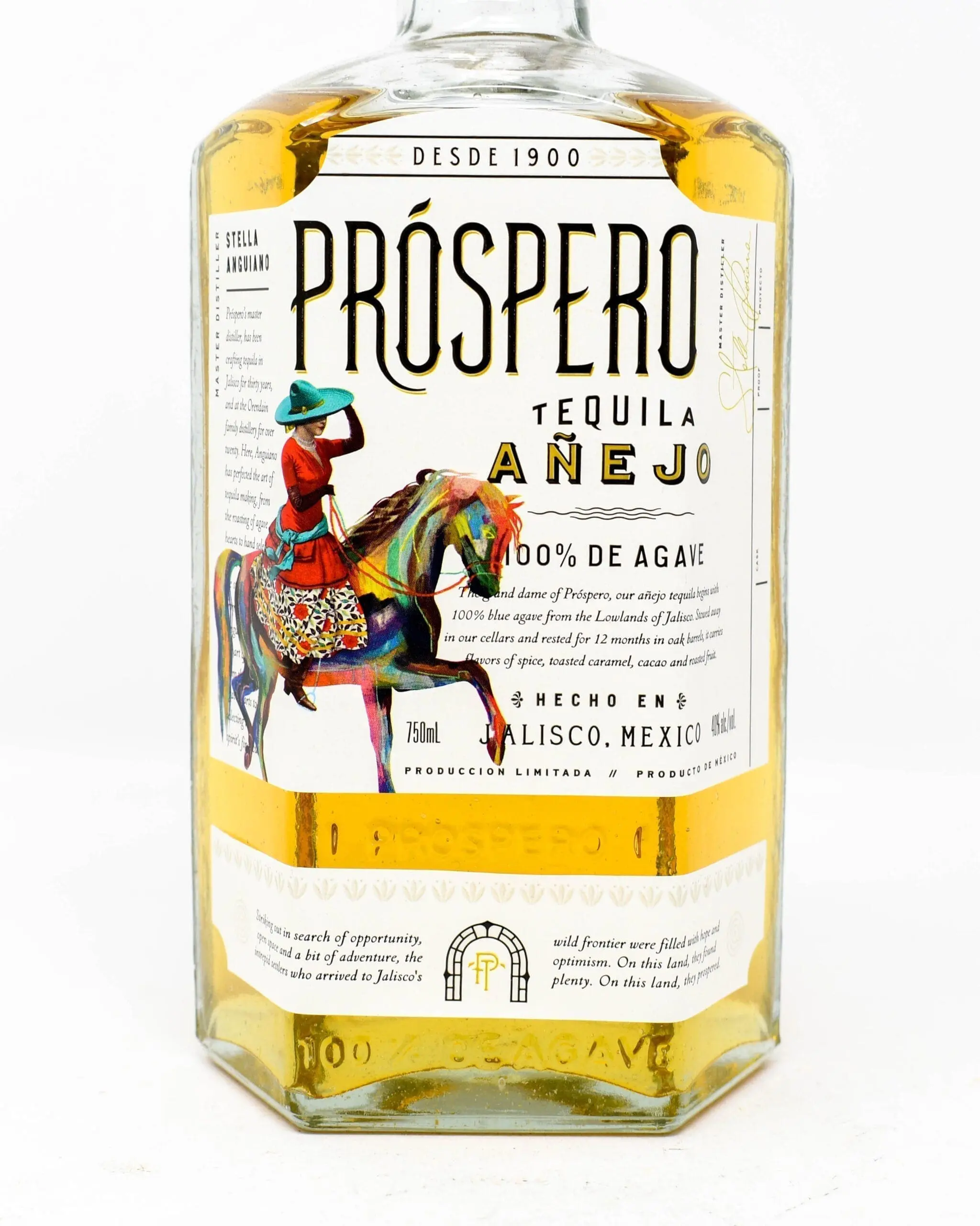 Próspero Tequila Añejo, 750ml