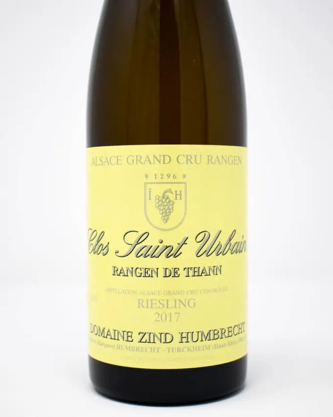 Zind-Humbrecht, Riesling, Rangen de Thann, Clos Saint Urbain, Alsace Grand Cru, France 2017