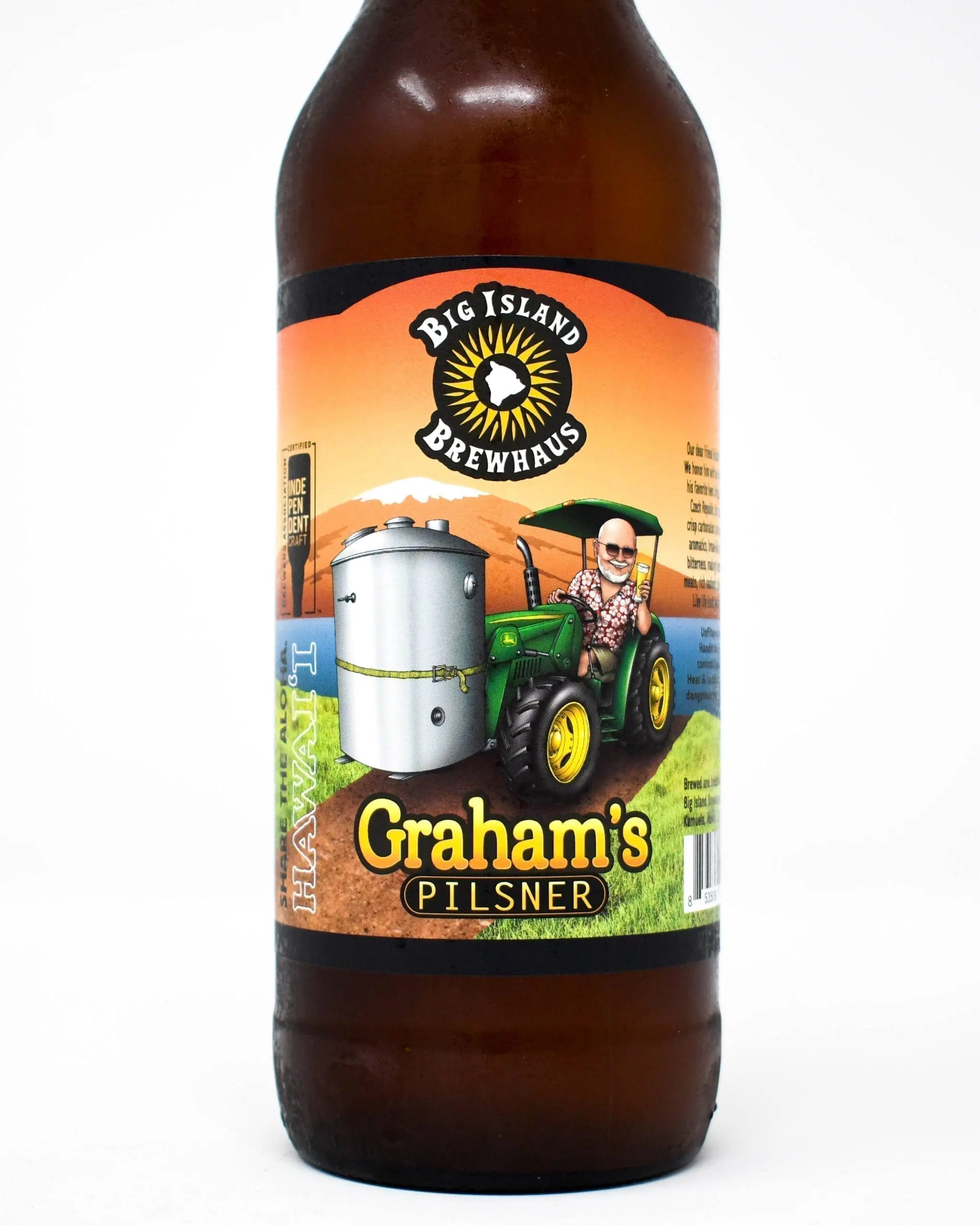 Big Island Brewhaus, Graham's Pilsner, 22oz -