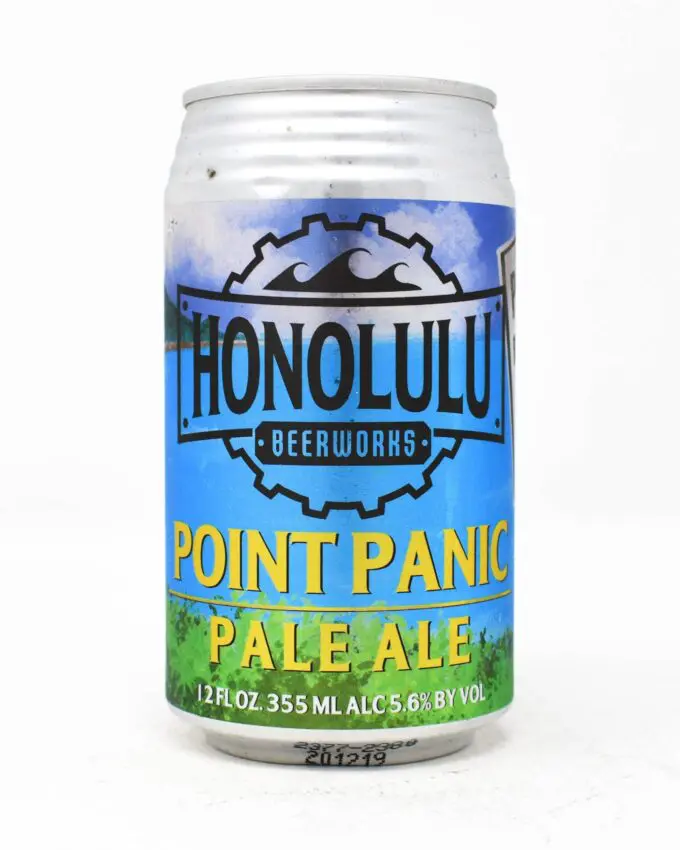 Honolulu Beerworks, Point Panic, Pale Ale, 12oz Can