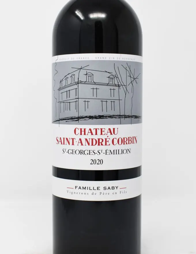 Chateau Saint-Andre Corbin, St-Georges-St-Emilion, Bordeaux 2020