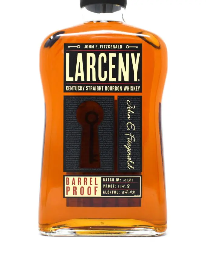 Larceny, Barrel Proof [Batch A124], Kentucky Straight Bourbon Whiskey, 750ml