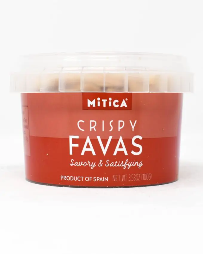 Mitica, Crispy Favas, 3.53oz Tub