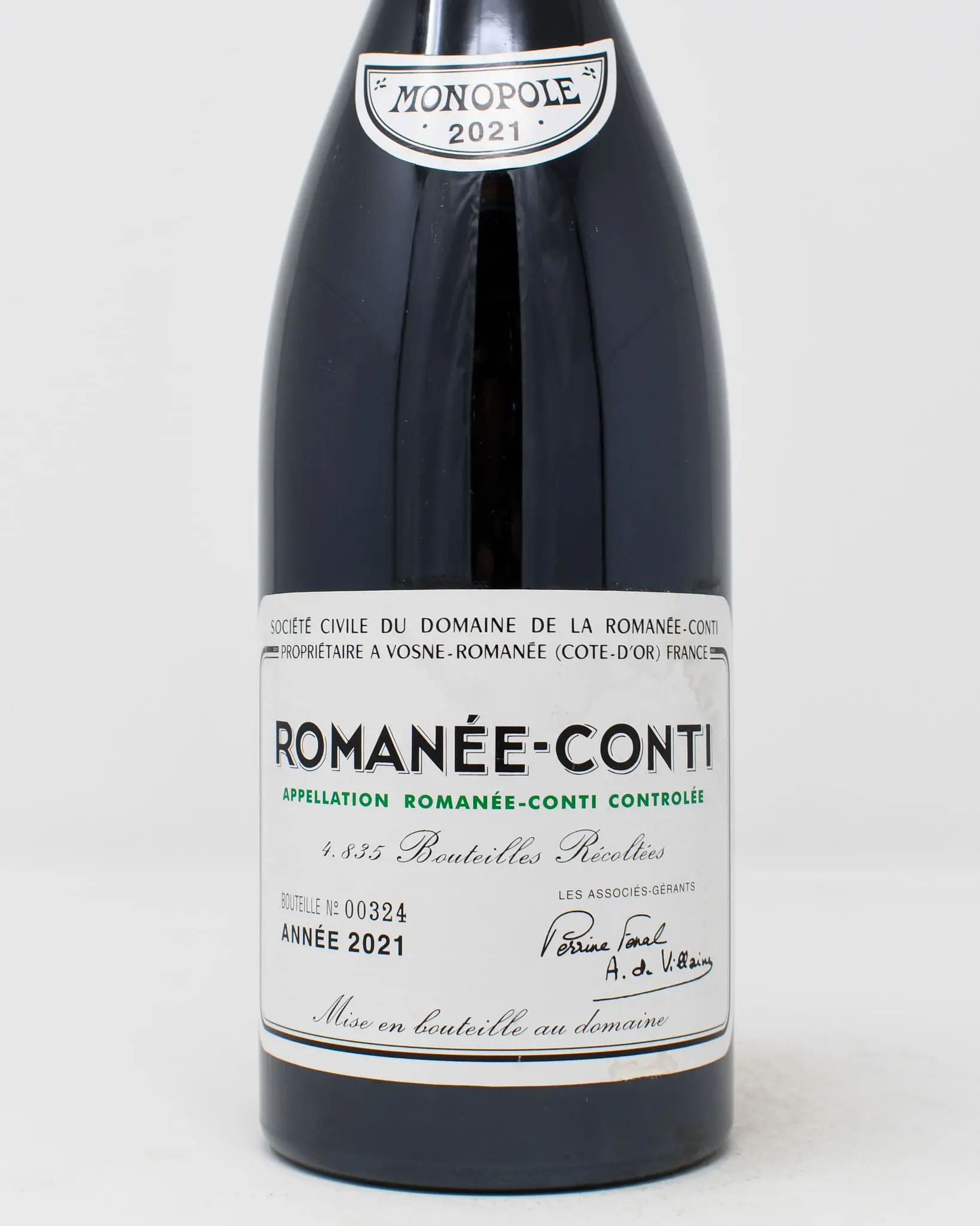Domaine de la Romanée-Conti, Romanée-Conti, Grand Cru 2021