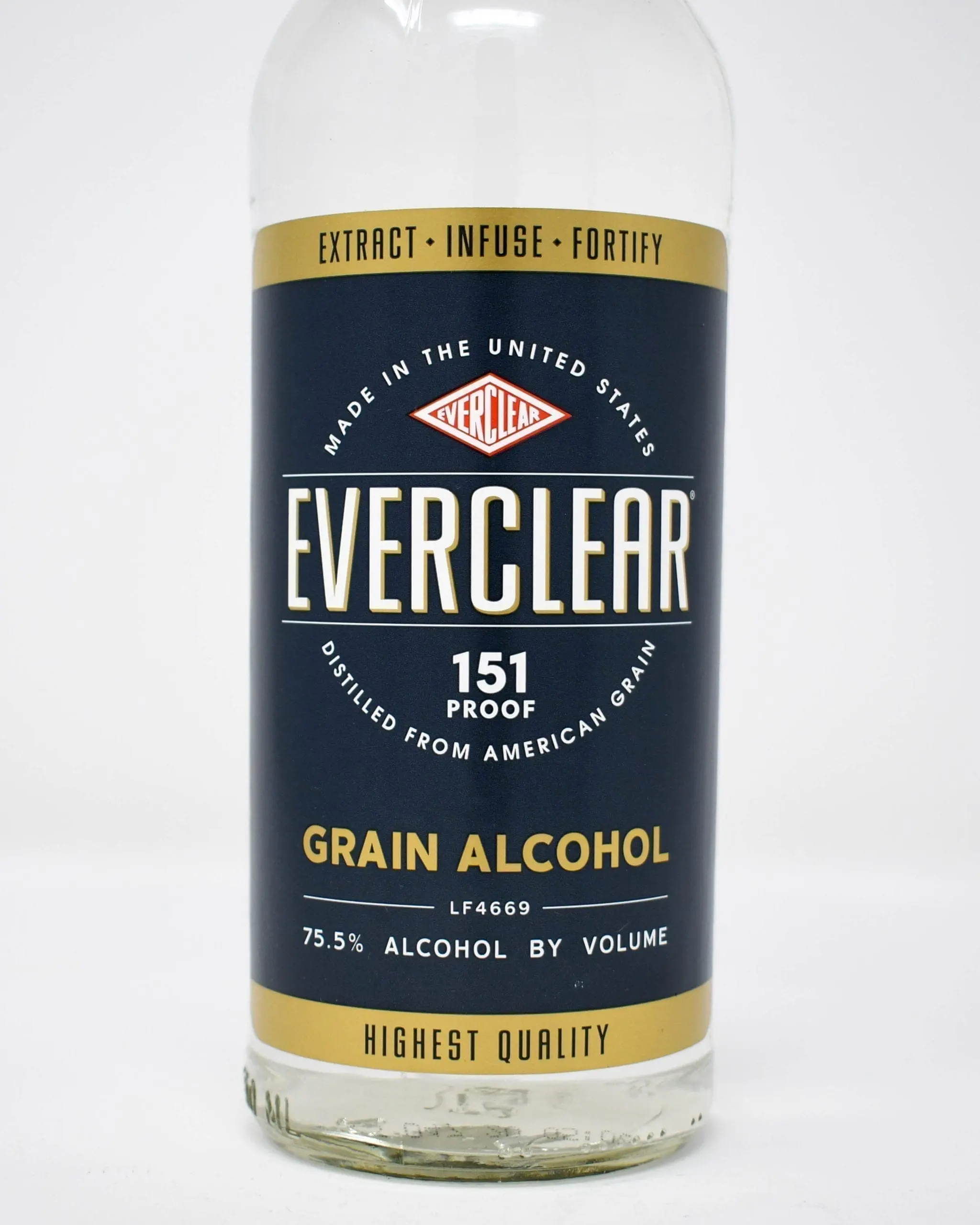 Everclear, 151 Proof, Grain Alcohol, 750ml