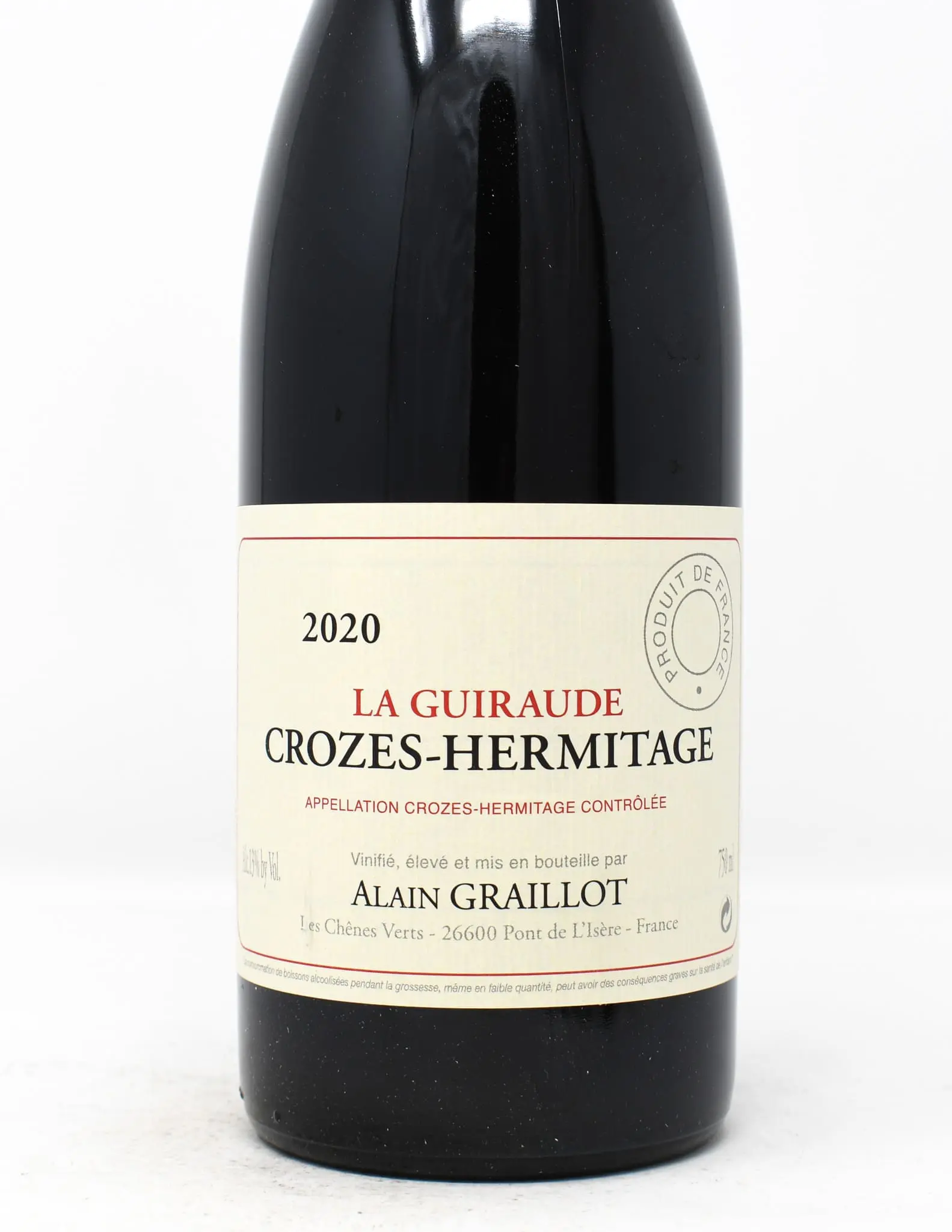 Alain Graillot, La Guiraude, Crozes-Hermitage, France 2020