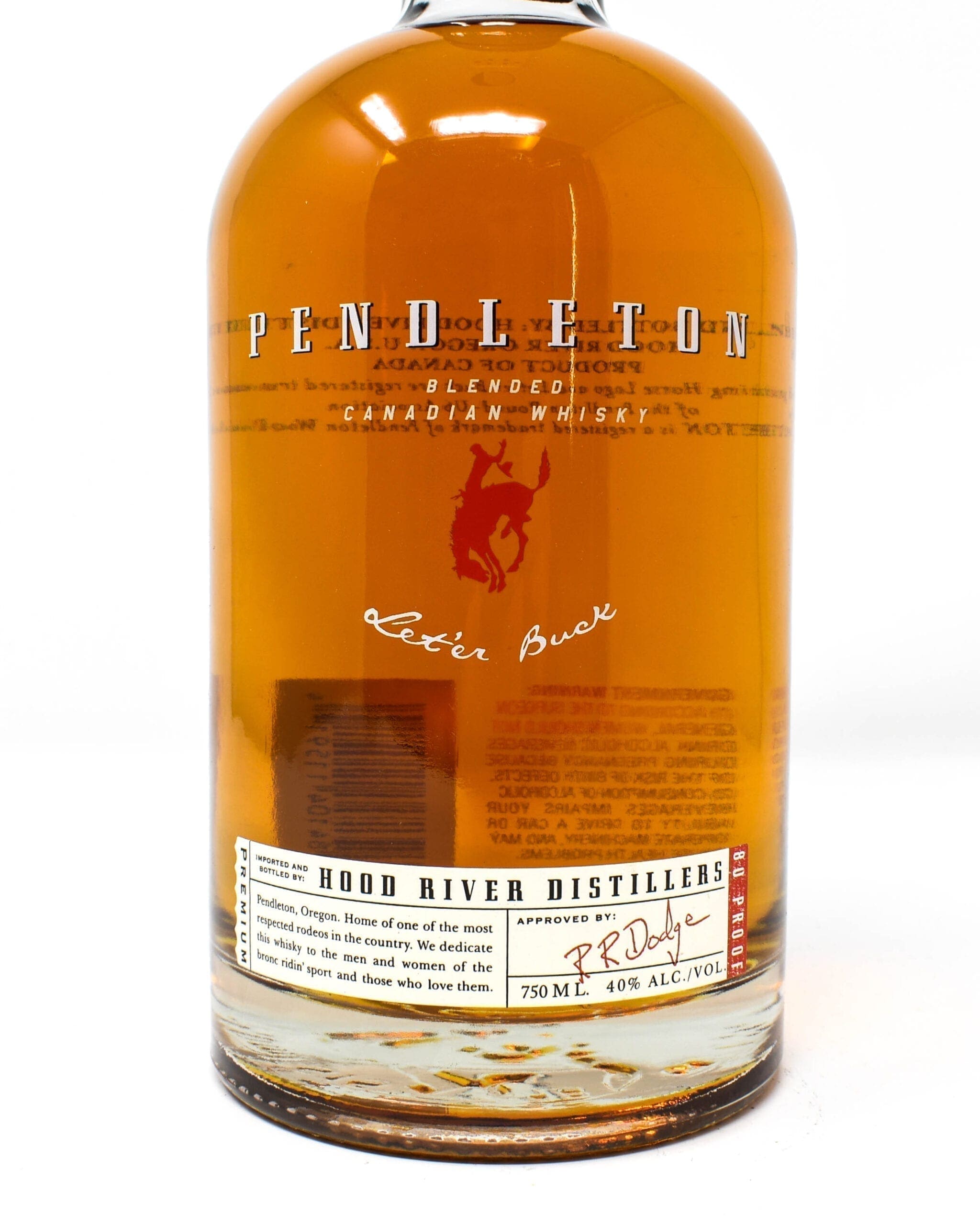 Pendleton Blended Canadian Whisky, 750ml Princeville Wine Market