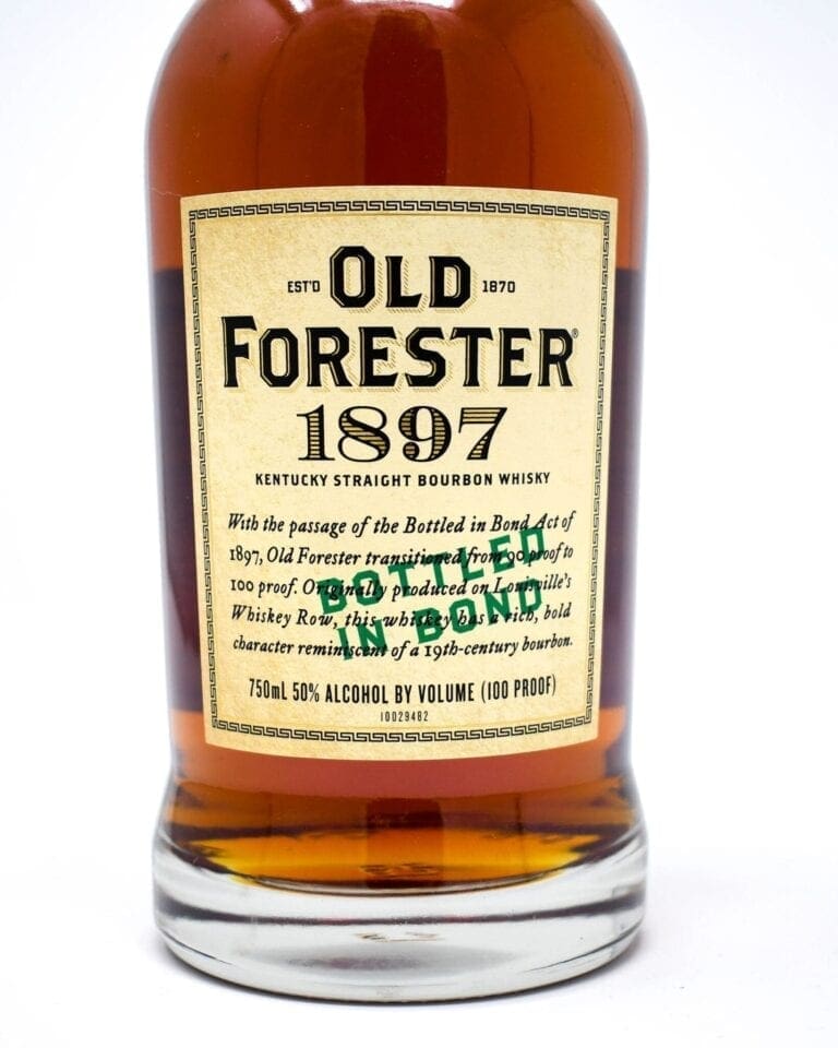 Old Forester, 1897 Bottled in Bond, Kentucky Straight Bourbon Whiskey