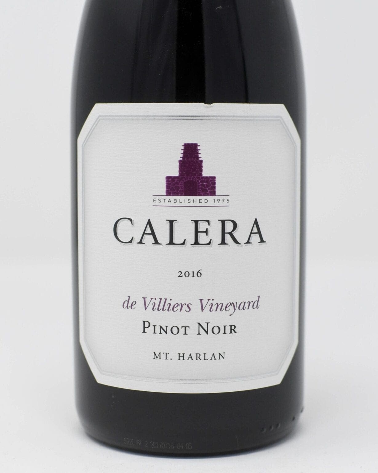 Calera, De Villiers Vineyard, Pinot Noir, Mount Harlan 2016