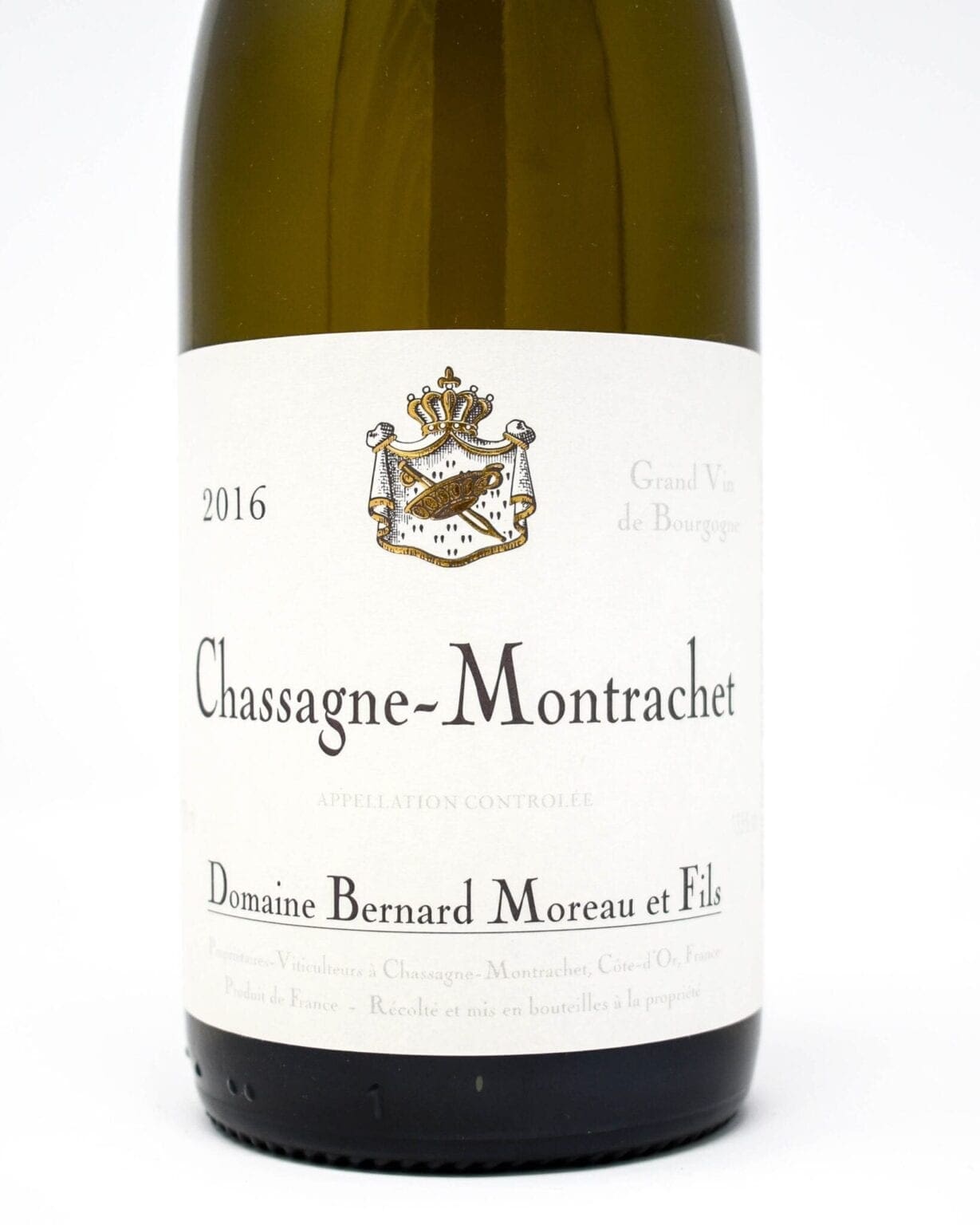 Domaine Bernard Moreau, ChassagneMontrachet 2016 Princeville Wine Market