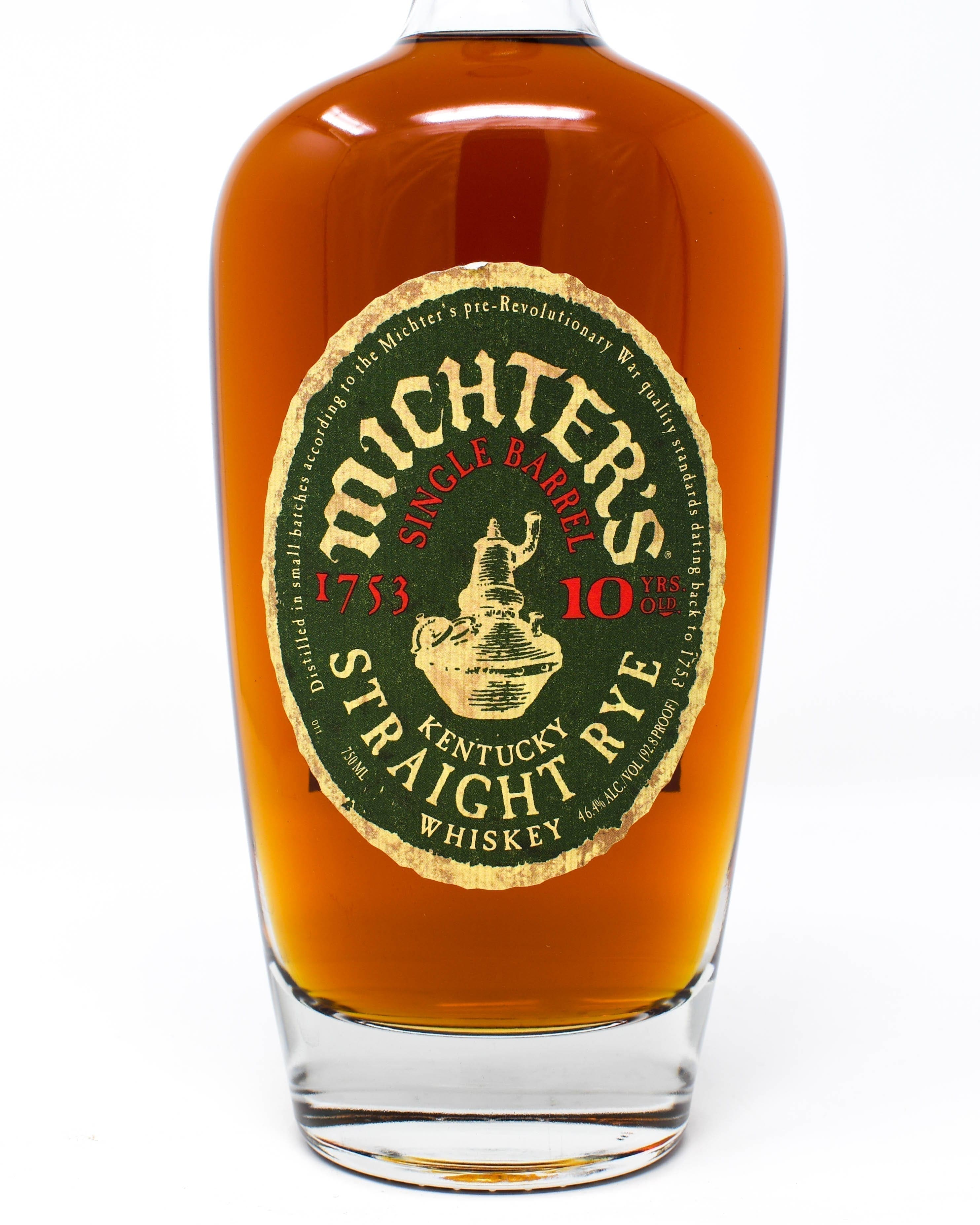 Michter's 10 Year Single Barrel Kentucky Straight Rye, 750ml