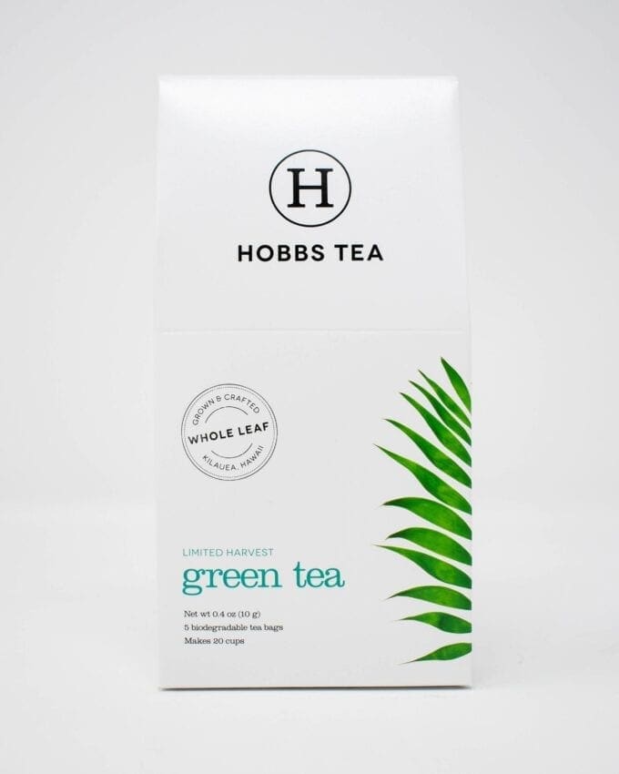 Hobbs Green Tea Box