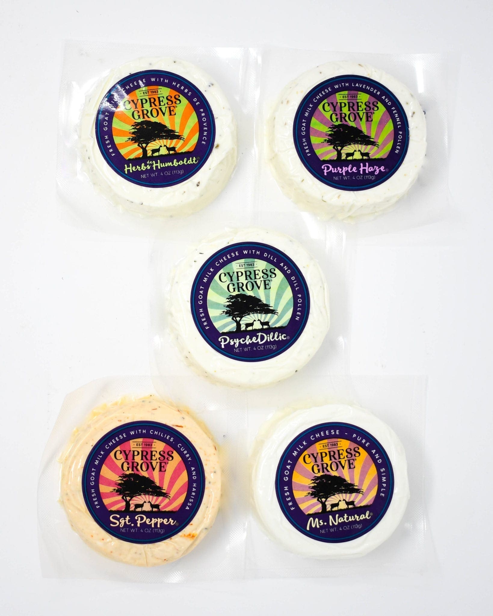 Cypress Grove, Chevre, Assorted Flavors, 4oz Princeville Wine Market