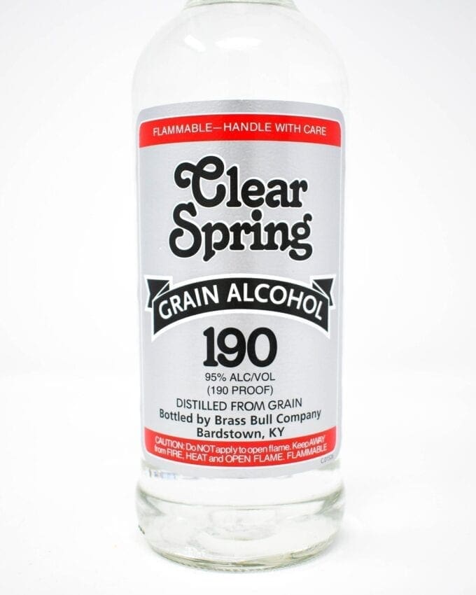 Clear Springs Grain Alcohol, 190 Proof