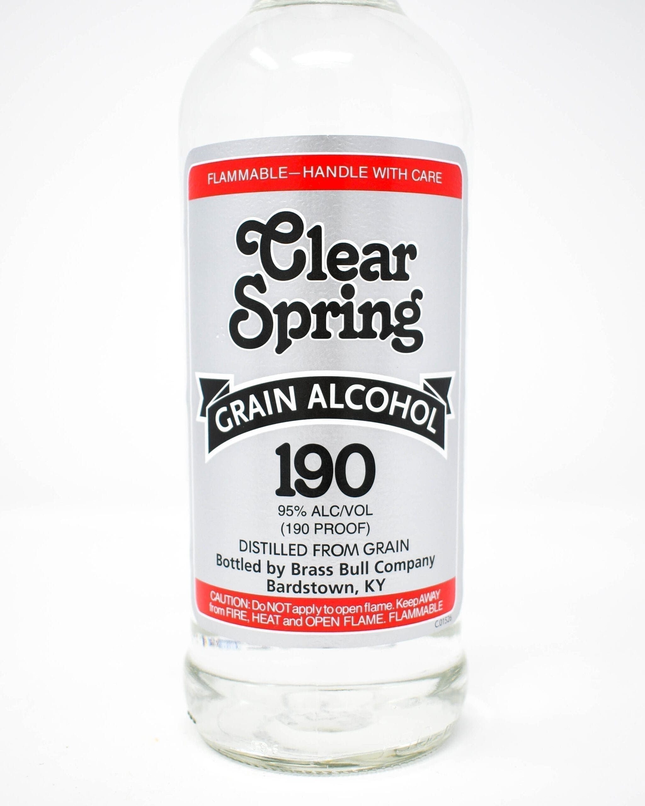 Clear Spring, Grain Alcohol, 190, 750ml. 
