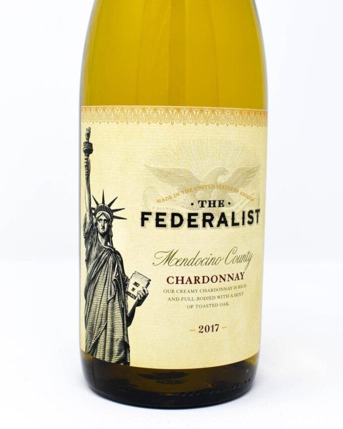 The Federalist, Chardonnay, Mendocino County 2017 Princeville Wine Market