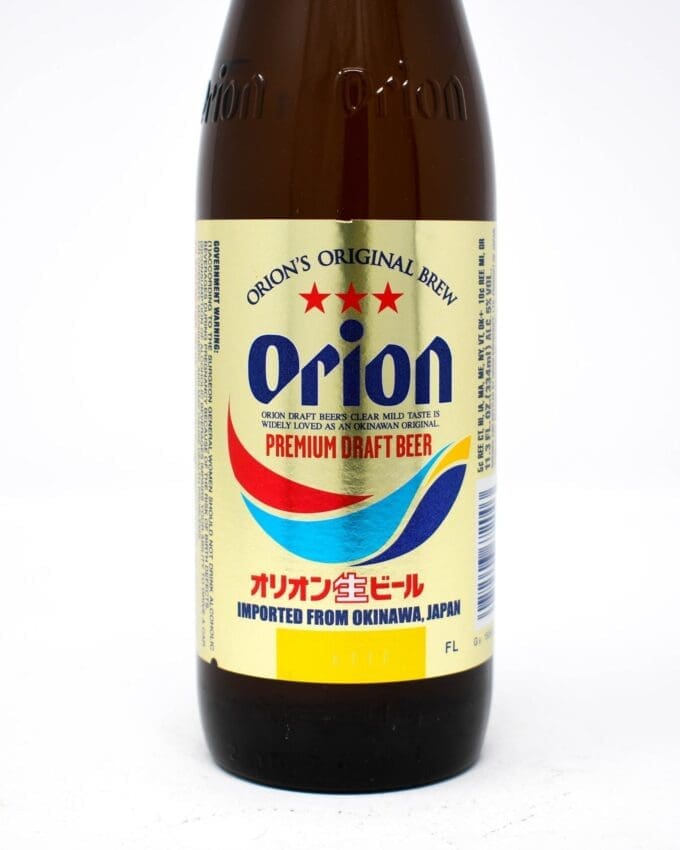 Orion Draft beer 12oz bottles