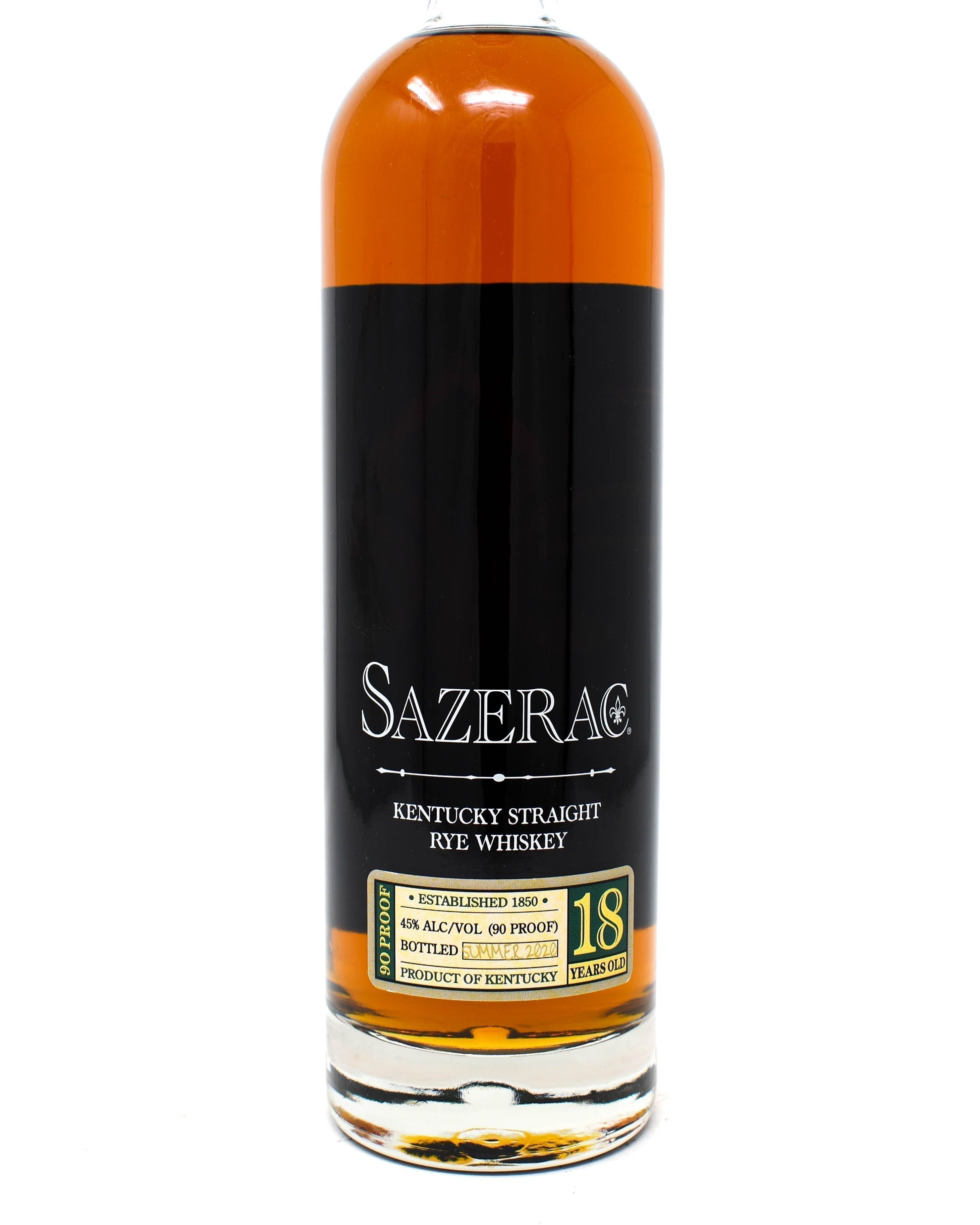 Sazerac Rye 18 YearOld, 2020 Release Princeville Wine Market