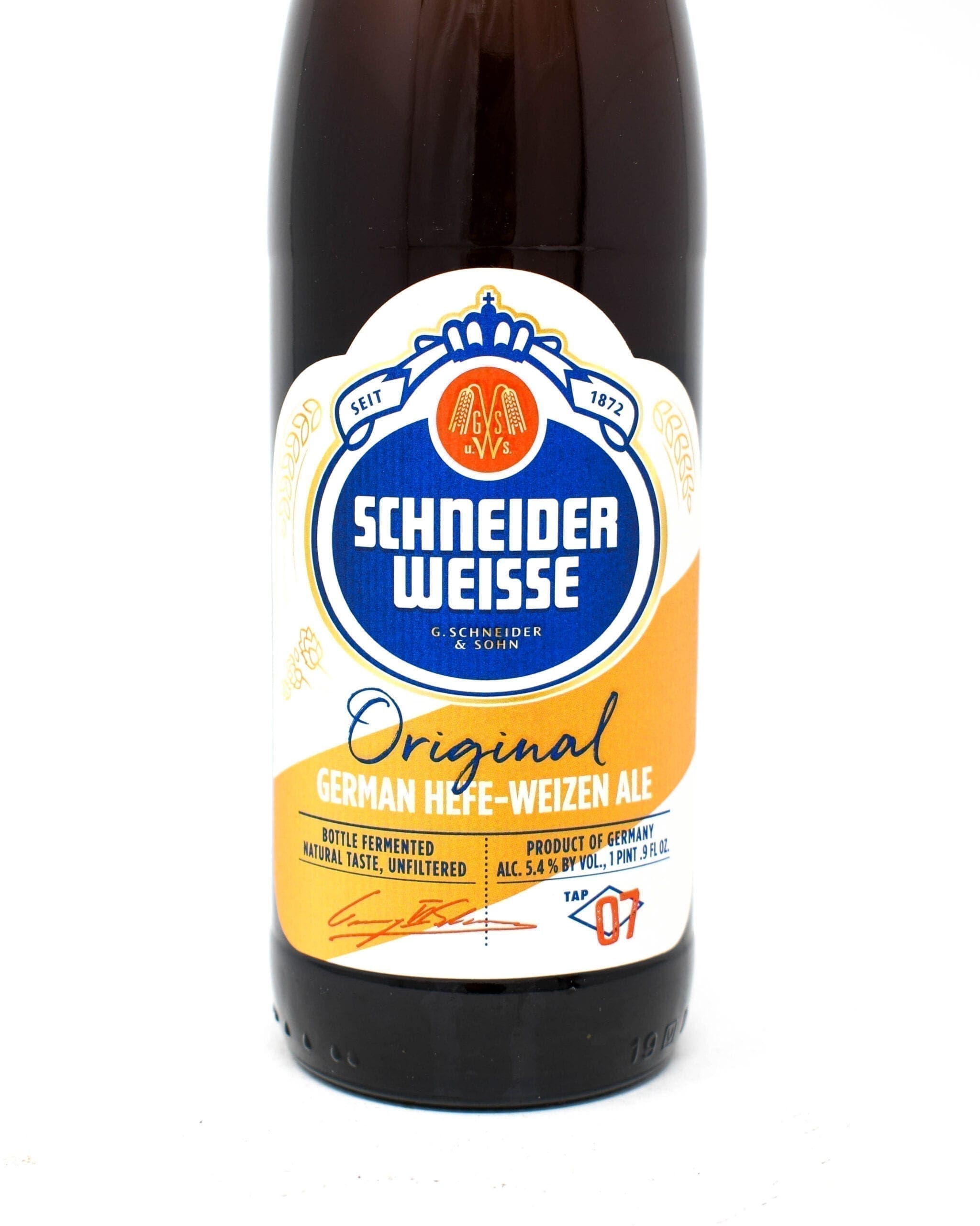 Schneider Weisse, Original German HefeWeizen Ale, 16.9oz Bottle