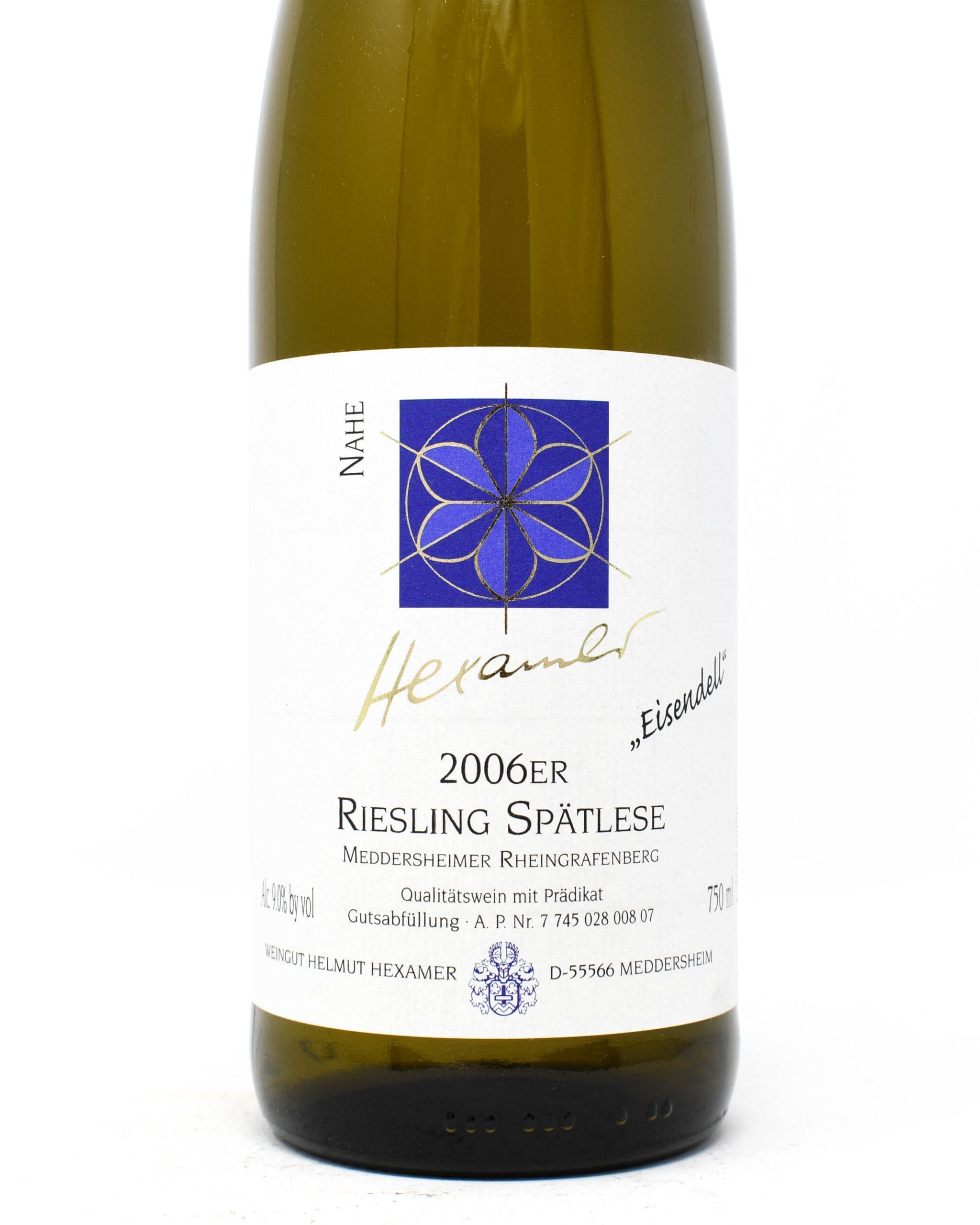 Hexamer, Meddersheimer Rheingrafenberg, Riesling, Spatlese, Nahe, Germany 2007 Princeville