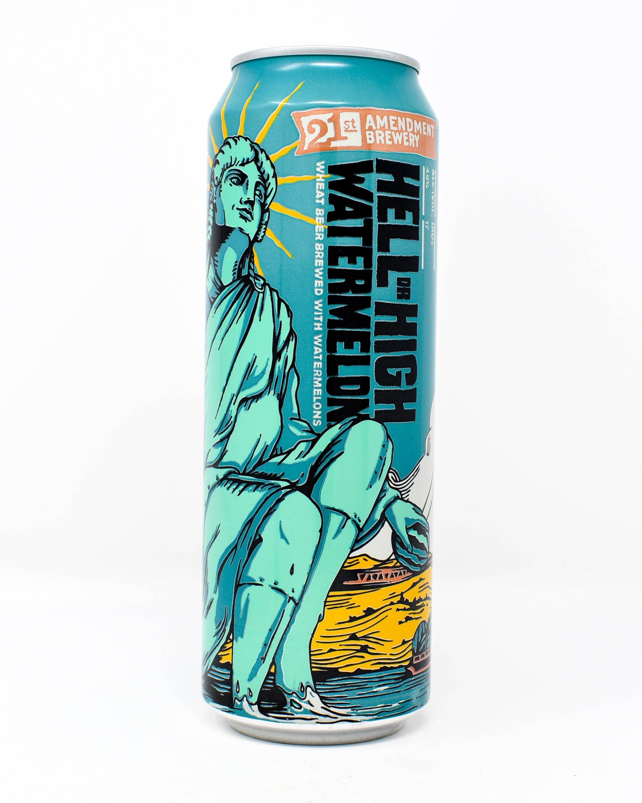 21st Amendment Brewery, Hell or High Watermelon, 19.2oz Can