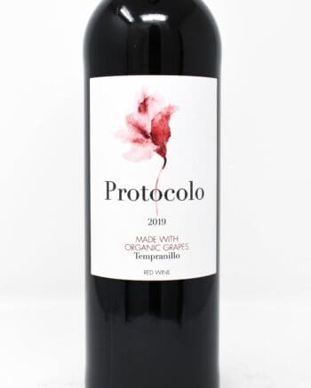 Protocolo, Tempranillo, Made with organic grapes 2019