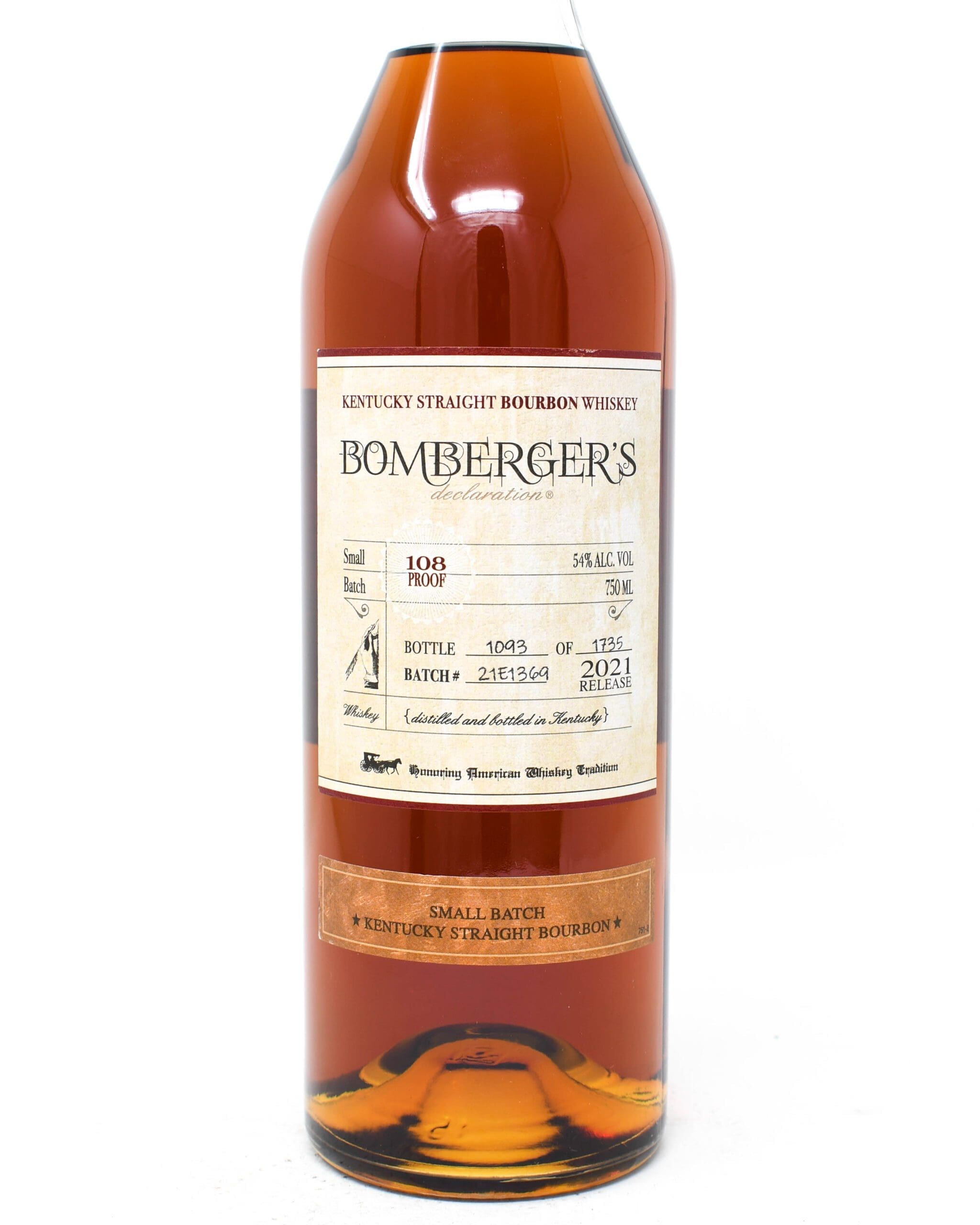 Bomberger's Declaration Kentucky Straight Bourbon Whiskey [2022 Release