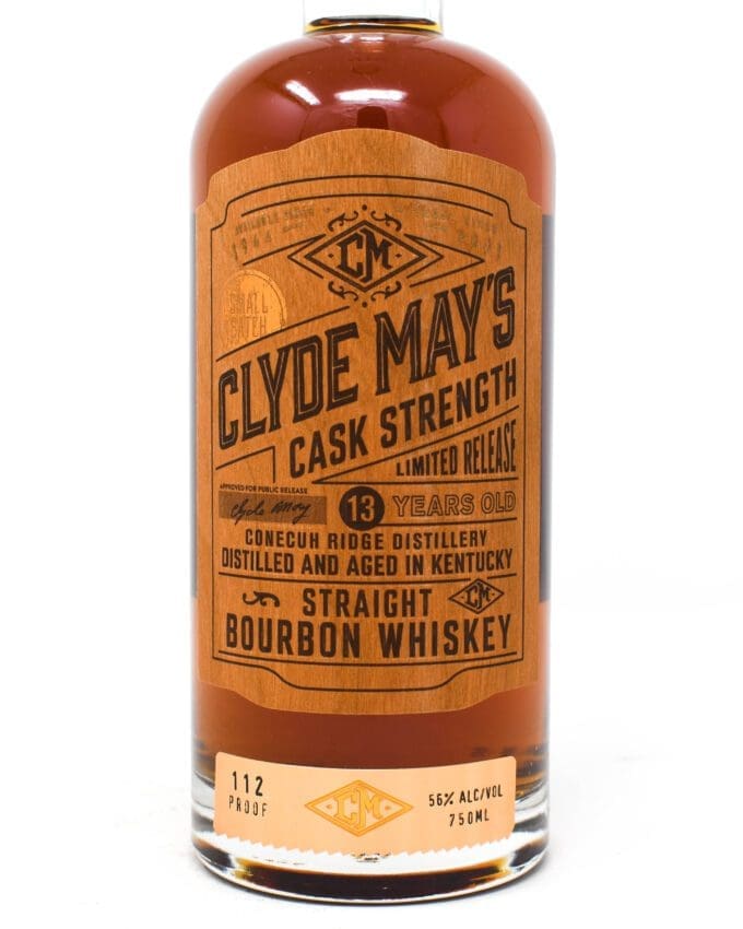 Clyde Mays Cask Strength 13 Years Old Staright Bourbon Whiskey