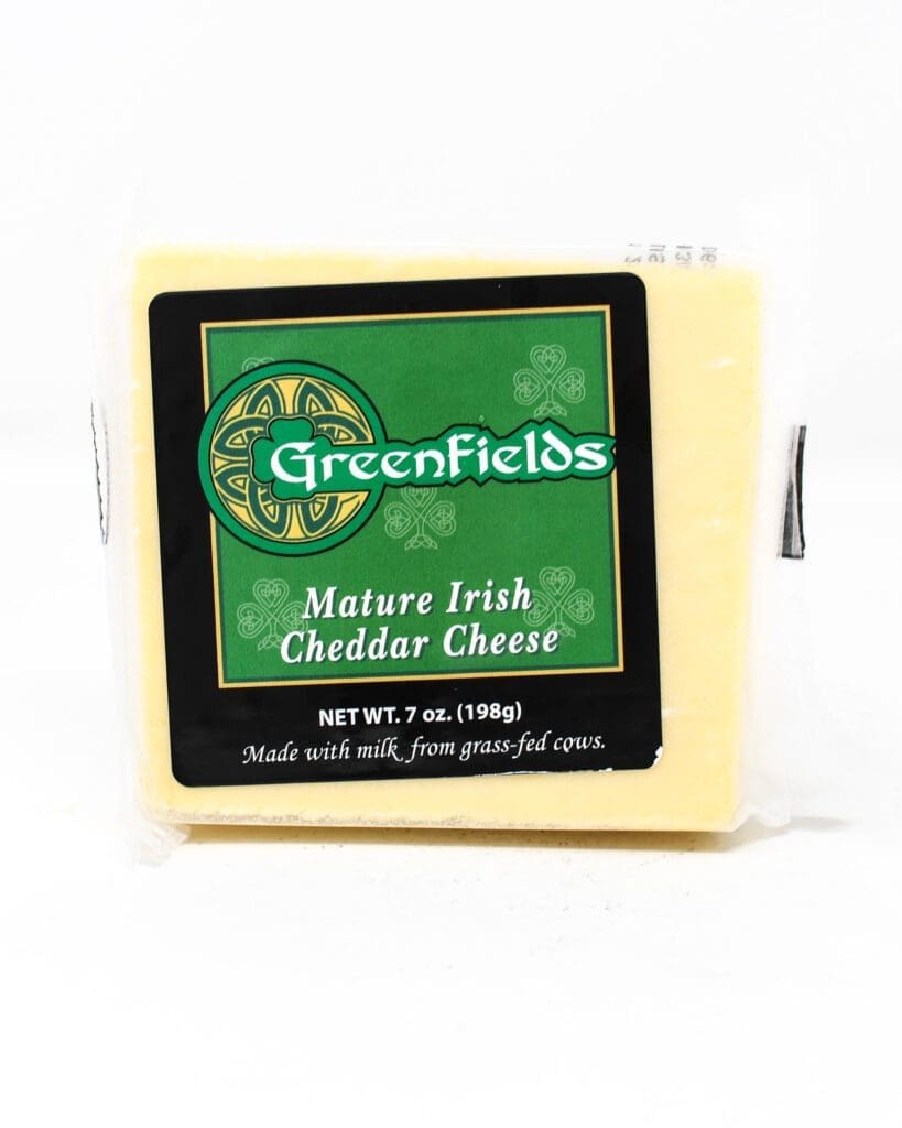 Greenfields, Mature Irish Cheddar Cheese, 7oz Princeville Wine Market