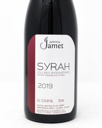 Jamet, Syrah 2019