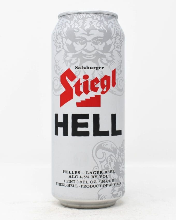 Stiegl, Hell, Helles Lager, 16oz Can