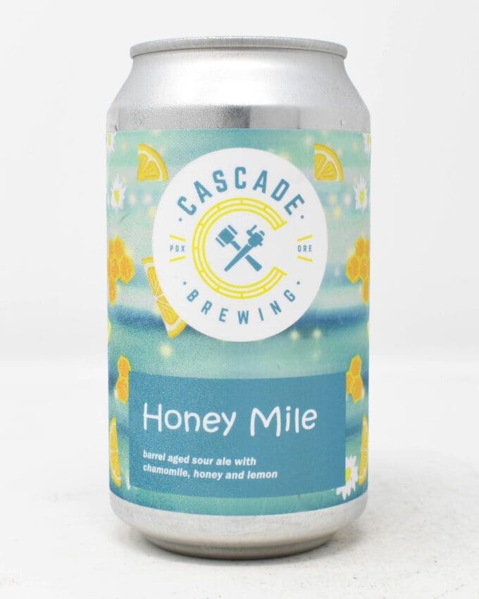Cascade Brewing, Honey Mile, Sour Ale, 12oz Can