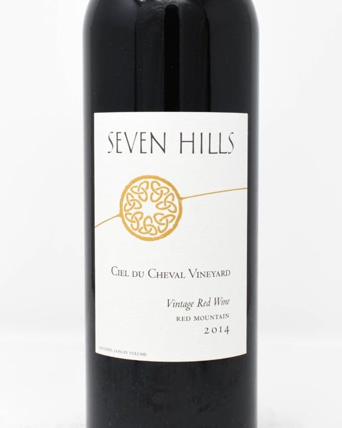 Seven Hills, Ciel du Cheval Vineyard, Red Wine, Red Mountain, Washington 2014