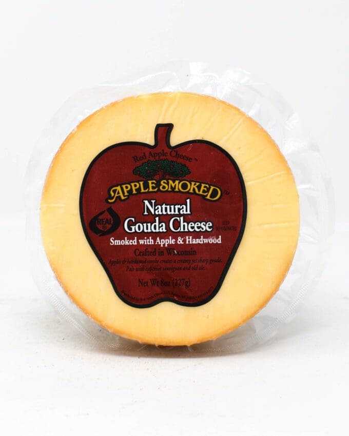 Red Apple Cheese, Gouda Smoked with Apple & Hardwood