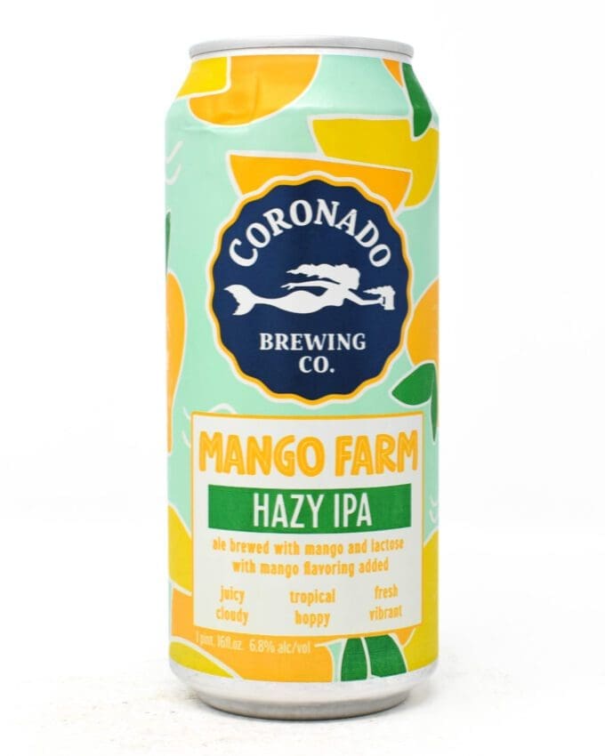 Coronado Brewing Co., Mango Farm, Hazy IPA, 16oz Can