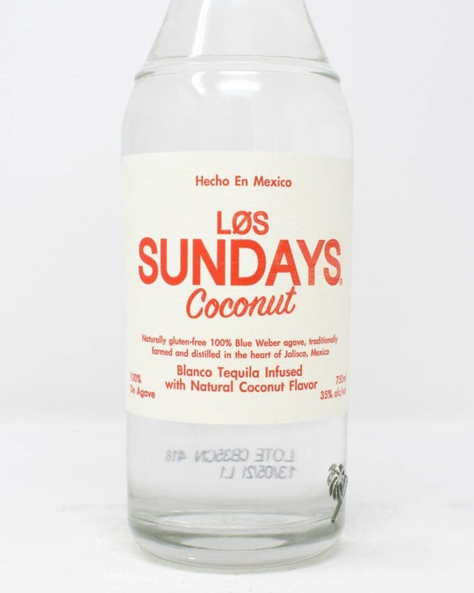 Los Sundays, Coconut Infused Tequila, 750ml