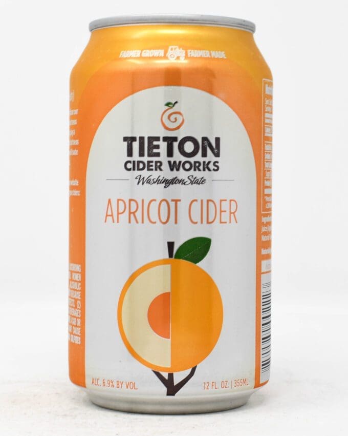 Tieton Cider Works, Apricot Cider, 12oz Can