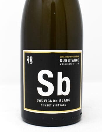 Substance, Sunset Vineyard, Sauvignon Blanc, Washington 2019