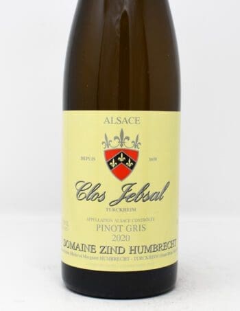 Zind-Humbrecht, Pinot Gris, Clos Jebsal, Alsace, France 2020