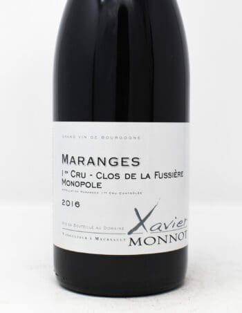 Xavier Monnot, Clos de la Fussière, Maranges, Monopole, Premier Cru 2016