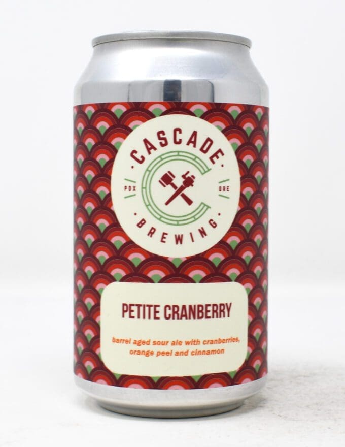 Cascade Brewing, Petite Cranberry, Sour Ale, 12oz Can