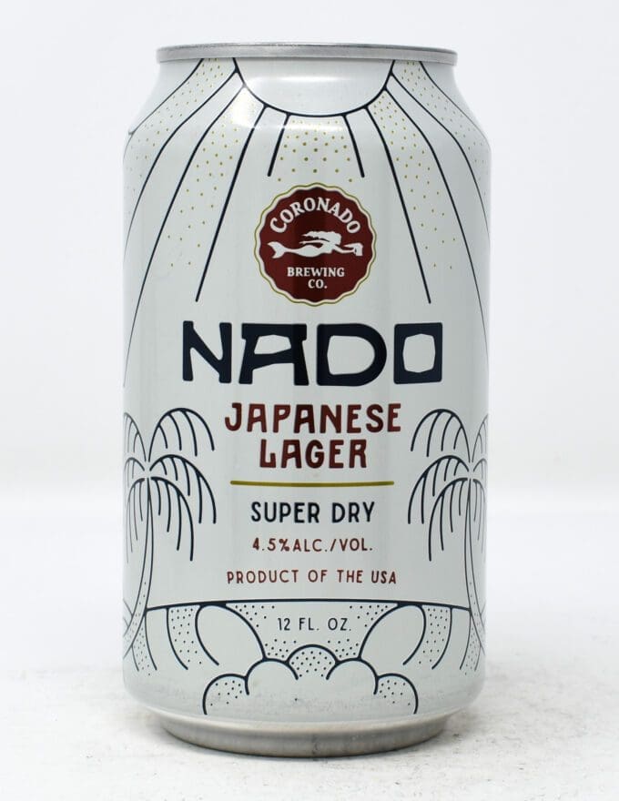 Coronado Brewing, Nado, "Japanese Lager", Super Dry, 12oz Can