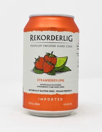 Rekorderlig, Strawberry-Lime, Hard Cider, 12oz Can
